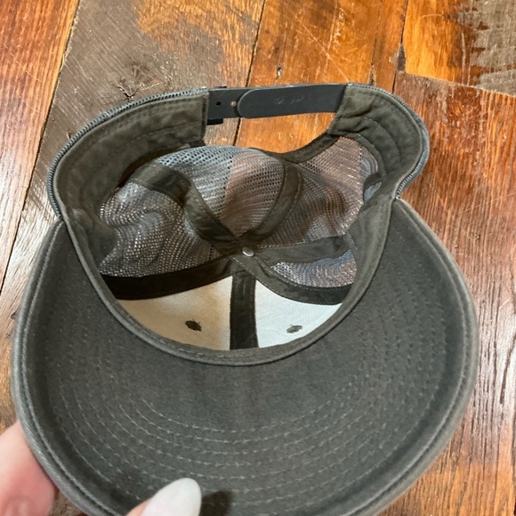 Patagonia 1973 Logo Trucker Hat Gray Mesh Back Adjustable Cap - Picture 6 of 6